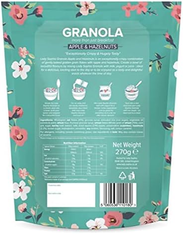 Lady Sophia Granola with Apple and Hazelnut 270g - Out of Date